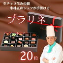 【ふるさと納税】生チョコ「生みの親」小林正和による手作りプラリネ(1粒チョコ)20個セット(Aw-005) 【長野県 飯山市 奥信濃Bunzo ブンゾー 生チョ...