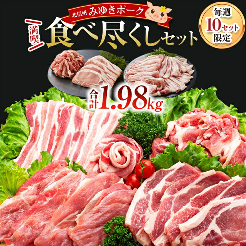 【ふるさと納税】みゆきポーク満喫　食べ尽くしセット【 お肉 