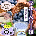【ふるさと納税】手作りジェラート ブルーベリー姫 8個 (Br-001)【 信州産牛乳 信州 アイス スイーツ ひんやりスイーツ おやつ デザート ブルーベリー フルーツ 長野県 飯山市 ギフト プレゼント 記念日 誕生日 父の日 母の日 敬老の日 記念品 就職内祝い 新築内祝い】