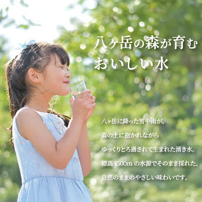 【ふるさと納税】【2ヵ月毎定期便】蓼科の天然水ラベルレスボトル 500ml×24本 長野県茅野市からお届け全2回【4087740】
