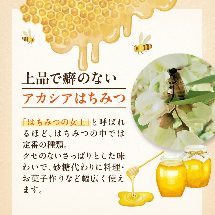 【ふるさと納税】信州産アカシアはちみつ600g・百花はちみつ600gセット【1416540】