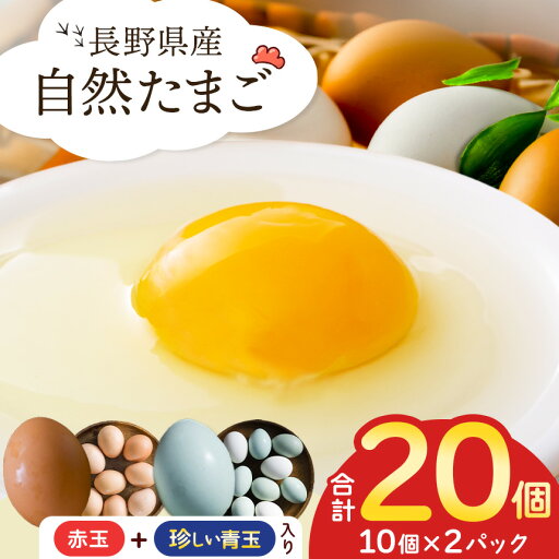 【ふるさと納税】 放し飼い自然たまご 10個×2パック | 卵 たまご 玉子 塩尻市 長野県 信州 【ふるさと納税】 放し飼い自然たまご 10個×2パック | 卵 たまご 玉子 塩尻市 長野県 信州
