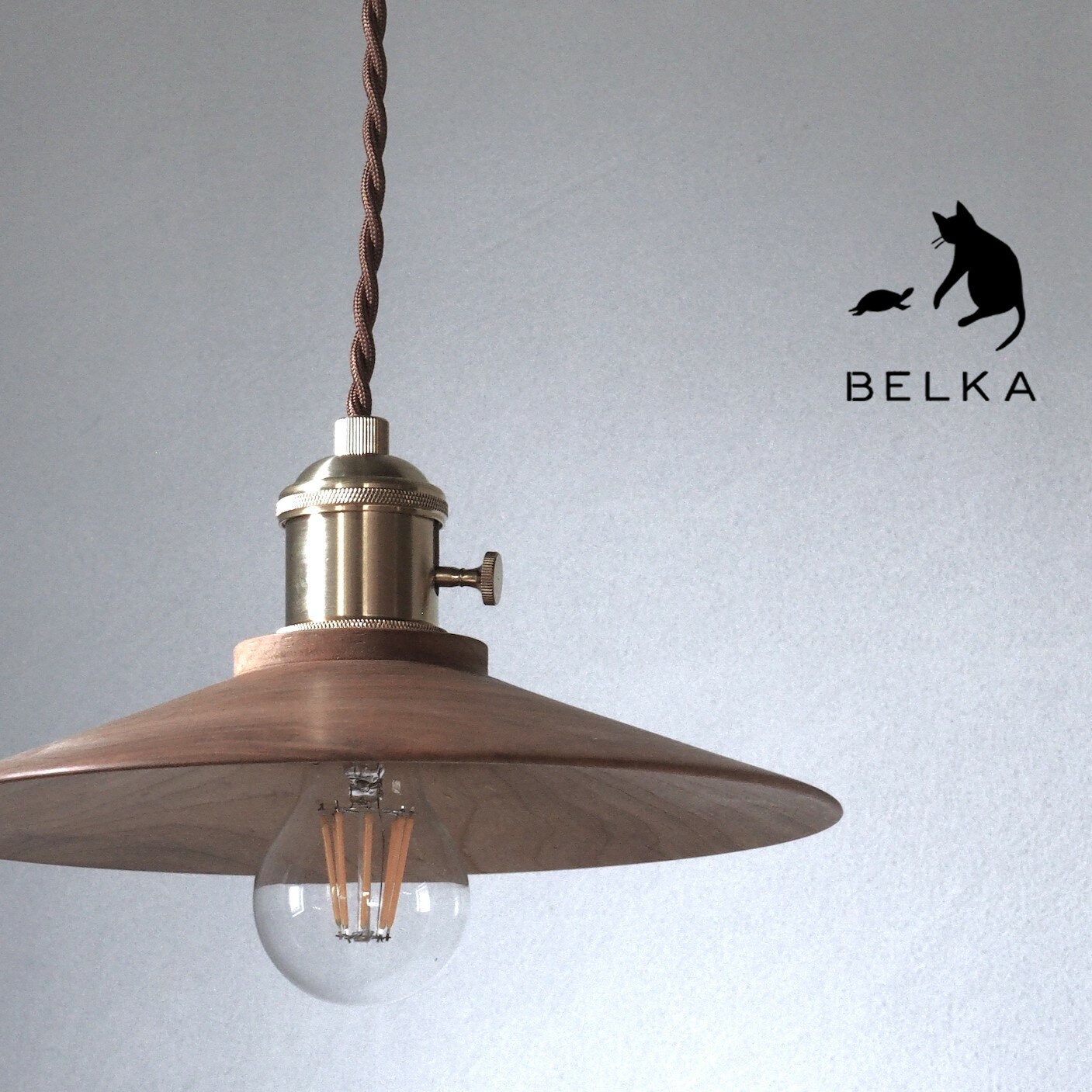 長野県産山桜ペンダント コードリール無しタイプ≪出荷時期:受注後、約4ヶ月程で出荷予定≫ | 国産 山桜 ライト ペンダントライト 木製 長野県 塩尻市