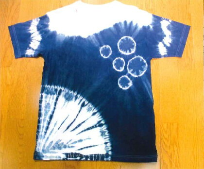 中仙道岩村田宿の伝統工芸 藍染Tシャツ染め体験1名分 【体験チケット/藍染】