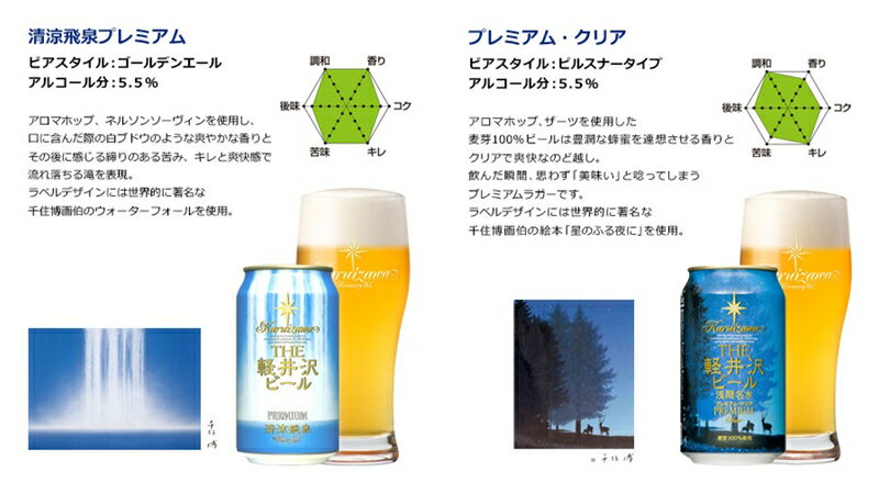 【ふるさと納税】 THE軽井沢ビール 8種2瓶6缶 飲み比べ ギフトセット　【お中元 お歳暮 母の日 父の日 家飲み おすすめ　お取り寄せ 内祝い ギフト 送料無料 晩酌 長野県 佐久市 】