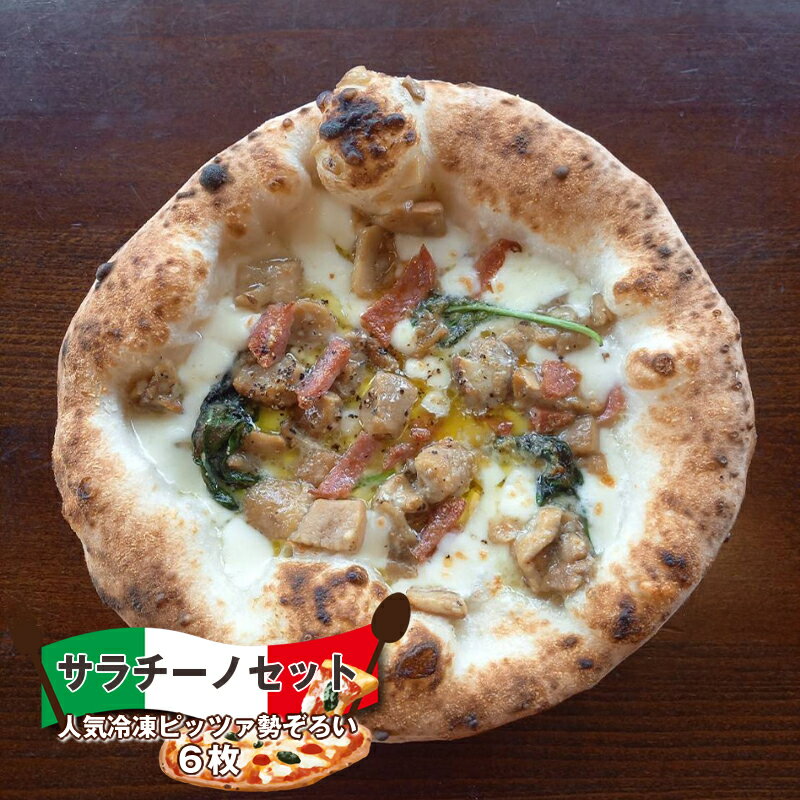【ふるさと納税】サラチーノセット(人気冷凍ピッツァ勢ぞろい 6枚) ピザ チーズ 食べ比べ 【 マルゲリータ アンヨージ カルパ ポルチーニ タルトファータ ク...
