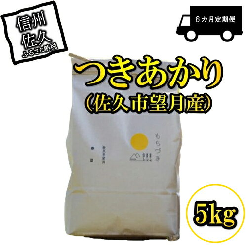 佐久市望月のつきあかり 白米5kg　大粒　食べ応え　うま味　もっちり　和食〈出荷時期:2023年10月1日以降～2024年9月30日出荷終了〉