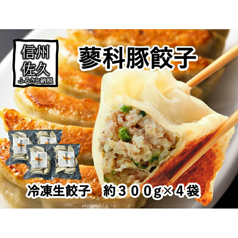 【ふるさと納税】蓼科豚餃子12個入り 4パック 冷凍餃子 高原野菜 ハイポー ブレンド豚 蓼科豚 信州味噌 信州佐久【餃子 上質な蓼科マーブルハイポーと信州味噌を使用しラード・化学調味料・合…