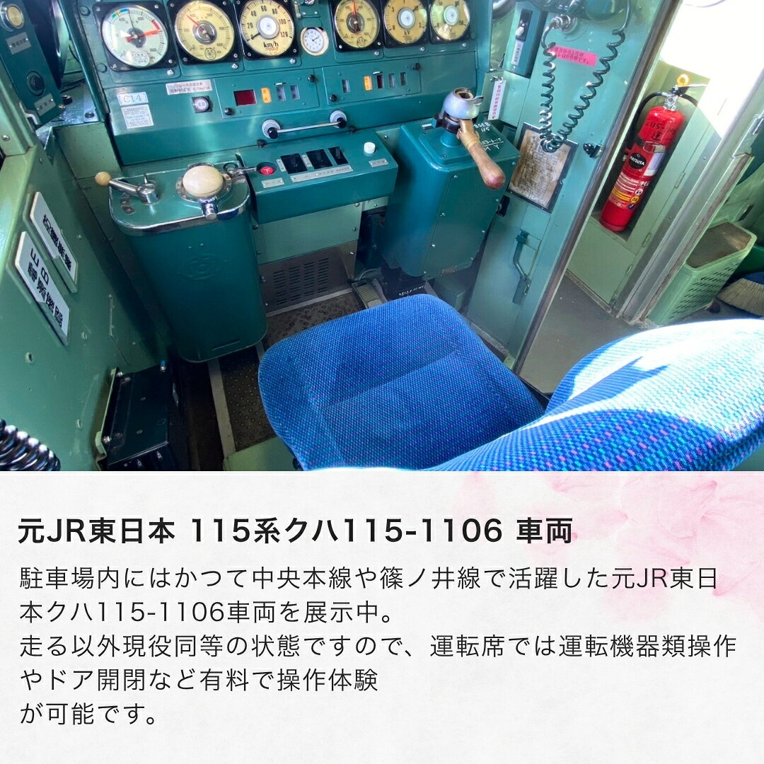 【ふるさと納税】115系電車車両1時間貸切プラン / 万葉超音波温泉 入浴券(大人1枚)＋115系電車車両1時間貸切プラン | 温泉 旅行 体験 温泉旅行 千曲市 長野県産 信州