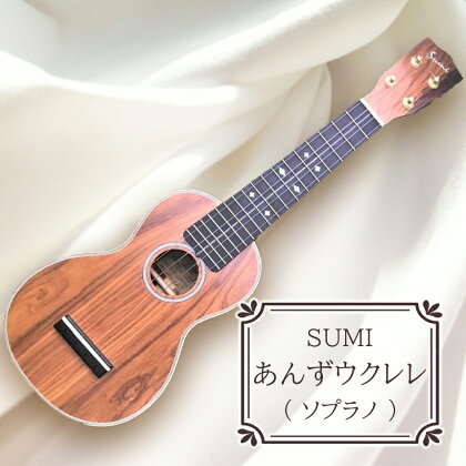 SUMIあんずウクレレ ( ソプラノ ) ｜ SUMI ウクレレ 杏材 国産木材 工芸品 千曲市 長野県