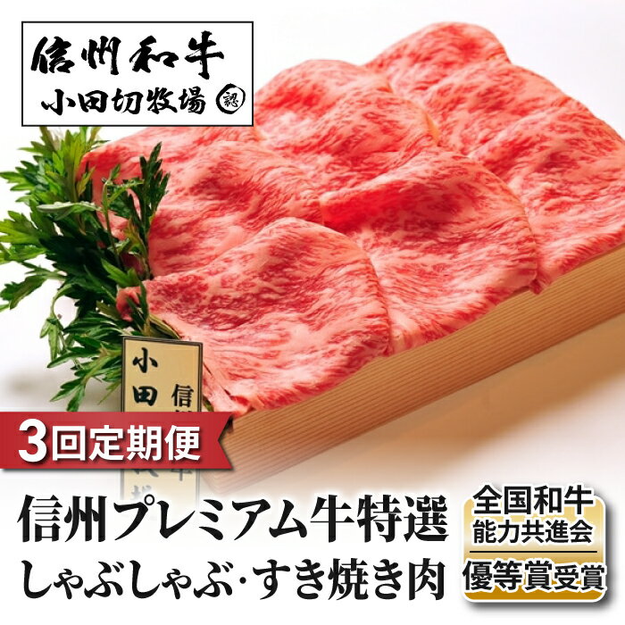 小田切牧場信州プレミアム牛特選　しゃぶしゃぶ・すき焼き肉　ロース500g