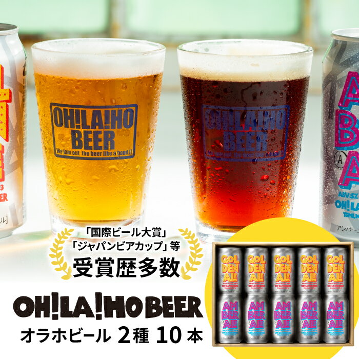 【ふるさと納税】クラフトビール 飲み比べ (ゴールデンエール・アンバーエール) 10本セット オラホビ...