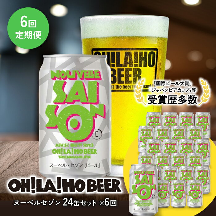 【6回定期便】ヌーベルセゾン24本 クラフトビール 地ビール