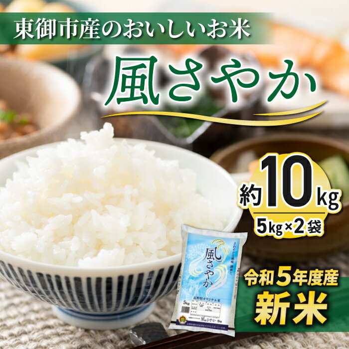 【ふるさと納税】東御市産おいしいお米「風さやか」約10kg お米 こめ 白米 美味しい 甘い ギフト お中元 お歳暮 自宅用 家庭用 国産 長野県東御市