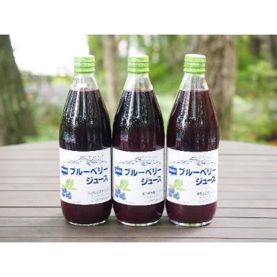 沢屋ブルーベリージュース600ml×3本セット [ 果汁飲料 飲み物 契約農家 完熟 果汁 100% ストレートジュース 採れたて 新鮮 爽やか 風味 香り すっきり 酸味 ]