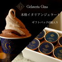 【ふるさと納税】本格イタリアンジェラート ギフトパック6個入 デザート スイーツ ひんやり 詰め合わせ フルーツソルベット ミルク チェリー ピスタチオ ヘーゼルナッツ チョコ(4)