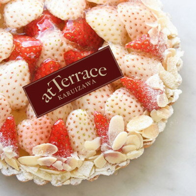 【ふるさと納税】【先行予約】【冷蔵】軽井沢農園パティスリーから自慢の紅白いちごタルト 5号サイズ【配送不可地域:離島・北海道・沖縄県】【1615745】