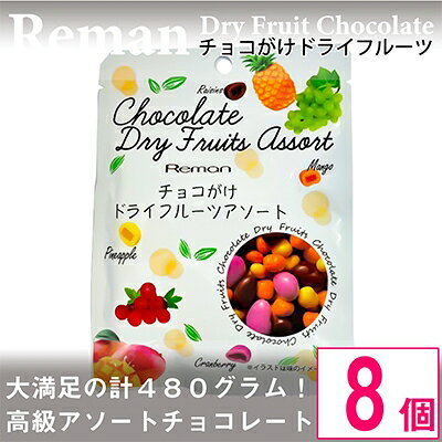 チョコがけドライフルーツアソート&times;8袋【1218526】