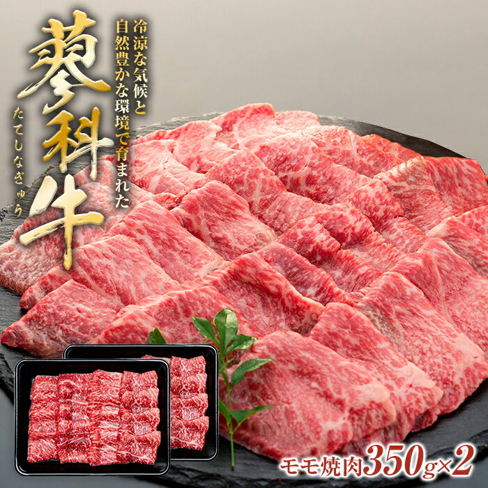 【ふるさと納税】 蓼科牛モモ焼肉 350g 2パック | 国産 肉 牛肉 牛 お肉 焼肉 焼き肉 モモ BBQ バーベキュー お取り寄せ グルメ 蓼科牛 ふるさと 信州 長野県 立科町 蓼科