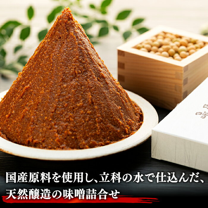 【ふるさと納税】 みそ500g×6箱詰合せ | 味噌 3kg セット 詰合せ 信州味噌 信州みそ 老舗 国産米 国産大豆 ふるさと 信州 長野県 立科町 佐久 蓼科