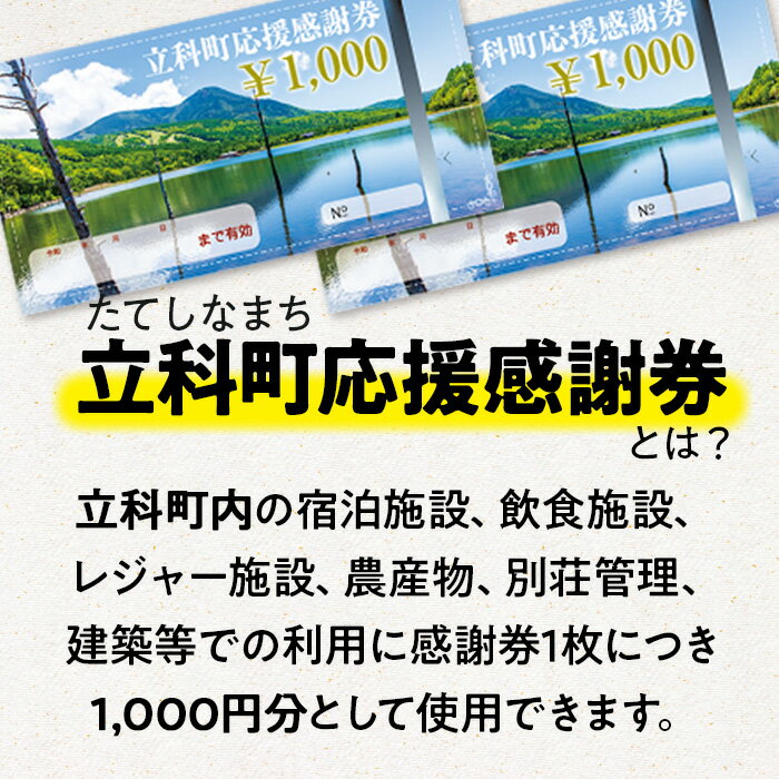 【ふるさと納税】 ふるさと納税限定「立科町応援感謝券」1,000円×5枚〜300枚 | クーポン チケット 飲食店 商品券 アクティビティ レジャー 旅行 観光 旅行券 体験 宿泊 ホテル 白樺湖 女神湖 ふるさと 信州 長野県 立科町 蓼科その2