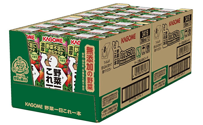 【ふるさと納税】【2ヶ月連続お届け】カゴメ野菜一日これ一本(24本入)【ジュース・野菜ミックス濃縮ジュース】【定期便・定期便・野菜飲料・野菜ジュース・飲料類・果汁飲料・セット・ジュース】