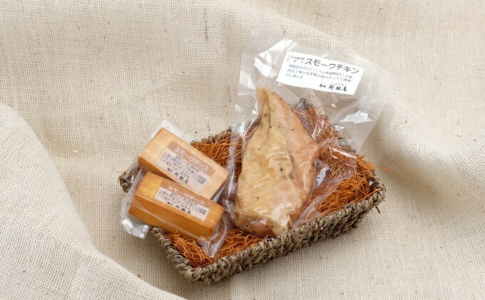 【ふるさと納税】【八ヶ岳の麓・原村　胡桃庵より】スモーク2種セット　【加工食品・お肉・燻製・乳製品・チーズ】