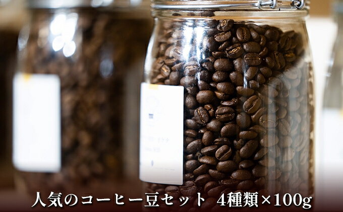 【ふるさと納税】自家焙煎珈琲屋 Rowan Coffee 人気のコーヒー4種セット　【 コーヒー豆 詰め合わせ 飲み比べ ハイチ バプティスト 浅煎り ローワン ブレンド 中深煎り グアテマラ SHB ビター 深煎り 】