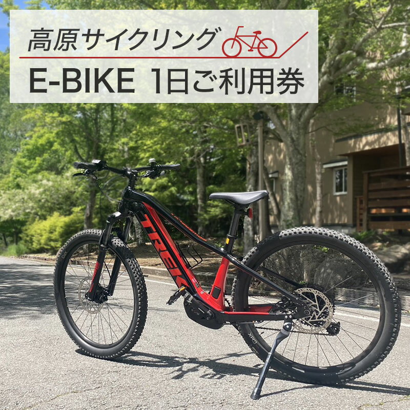 5位! 口コミ数「0件」評価「0」高原サイクリング　E-bike1日ご利用券　【 体験チケット チケット レンタルE-bike 一日利用券 観光スポット サイクリング 自転車･･･ 