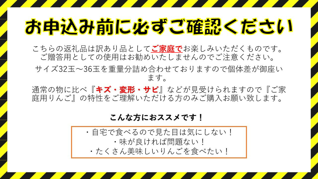 【ふるさと納税】【訳アリ】サンふじりんご 4.5kg～9kg 糖度13〜14保証 赤秀 3