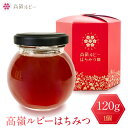 【ふるさと納税】高嶺ルビーはちみつ120g | たかね 食品 コンクール 入賞 優良 人気 そば ソバ そばの花 ハニー 蜂蜜 ミツバチ 蜜蜂 甘い 天然 甘味 香り フルーティー 高級 自然 国産 日本産 スイーツ 朝食 デザート 上伊那 長野 信州 プレゼント ギフト お祝い 贈答 贈り物