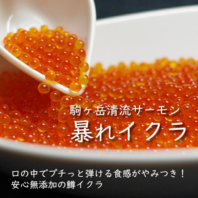 【ふるさと納税】駒ヶ岳清流サーモン「暴れイクラ」300g(冷凍便)