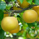 【ふるさと納税】梨 南水 約5キロ 秀品 減農薬栽培/9月中旬頃から配送予定 YN09