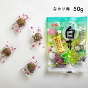 【ふるさと納税】白カリ梅 50グラム /通年発送 AF02