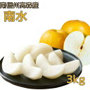 【ふるさと納税】【南信州高森産】梨界の甘さ番長 南水3kg 9月下旬発送 長野県 信州 農家直送 果物 くだもの なし ナシ 和梨 旬 旬の果物 旬の梨 なんすい 萩山農園 【配送不可地域:離島】