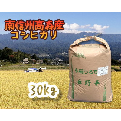 【ふるさと納税】2024年産新米　コシヒカリ精米30kg【配送不可地域：離島】のサムネイル