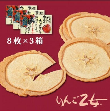りんご乙女 8枚×3箱[配送不可地域:離島]