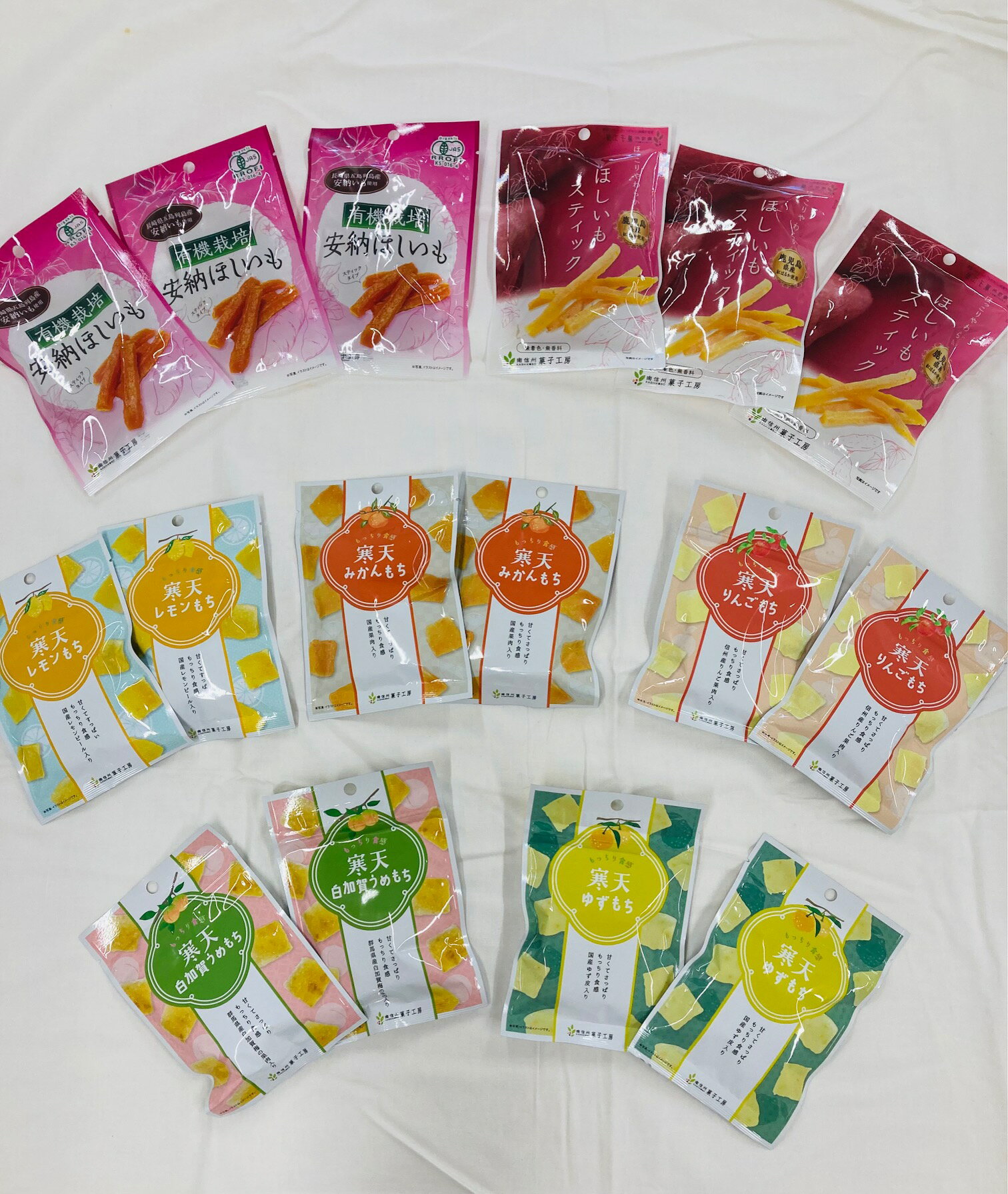 南信州菓子工房・果物寒天もち&干しいもセット