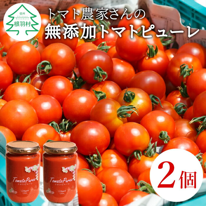 保存料・食塩・化学調味料不使用!トマト農家さんのトマトピューレ 2個 ( 320g×2個 ) トマト ピューレ パスタソース 万能 フルティカトマト 8,000円 8000円 8千円