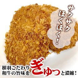 【ふるさと納税】ほくほく甘い！優しい味 根羽こだわり和牛コロッケ 10個入り 冷凍 国産黒毛和牛100% 牛肉 コロッケ 惣菜 おかず 冷凍コロッケ じゃがいも 肉 牛肉 3000円 △･･･ 画像1