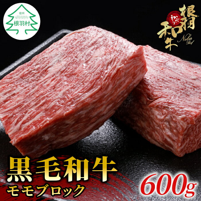 【ふるさと納税】お届け月が選べる◎根羽こだわり和牛 モモブロック 600g (300g×2パック)牛肉 ロースト...