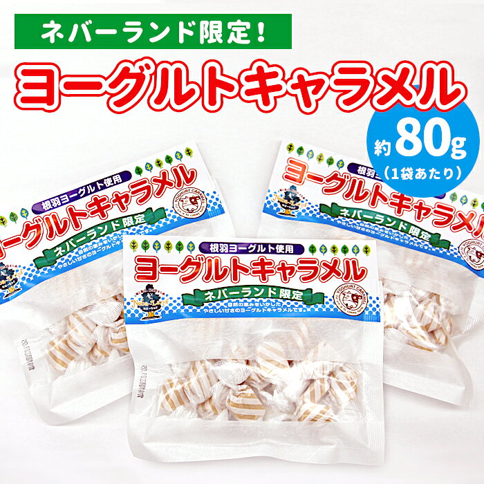 【ふるさと納税】懐かしくて甘酸っぱい ヨーグルトキャラメル 4袋 ( 80g×4袋 ) キャラメル ヨーグルト お菓子 スイーツ ご当地 f204102-neba-10000326 長野県根羽村 サンプル画像2