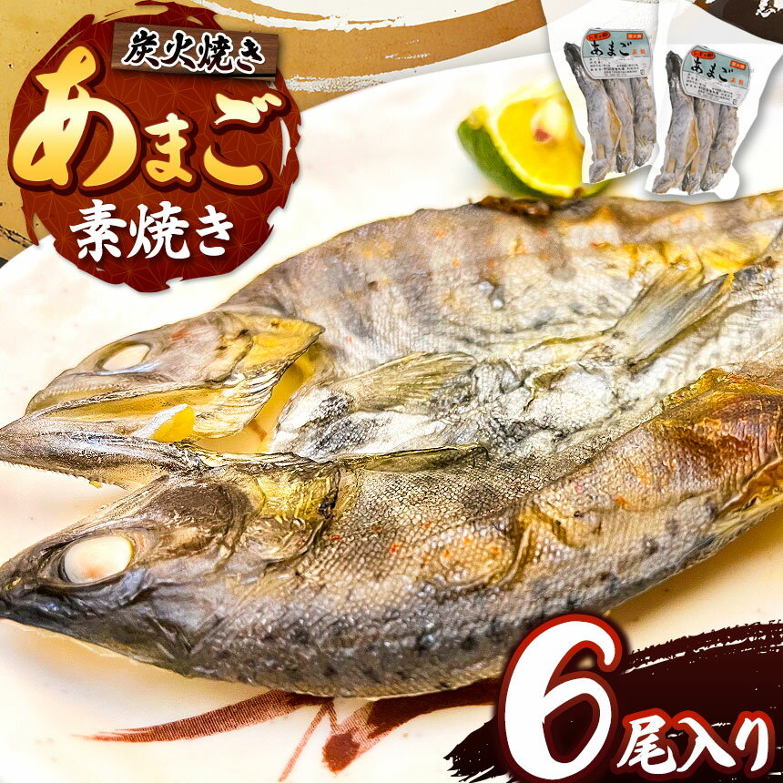 【ふるさと納税】美味！信州の清流で育った「あまご素焼き」　6尾入り　【魚貝類・川魚・素焼き】