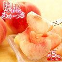 【ふるさと納税】【令和8年度発送先行予約品】8-J03 桃 あかつき 太鼓判・優糖生 約5kg 5kg 糖度 光センサー 8月 7月 南信州 喬木村