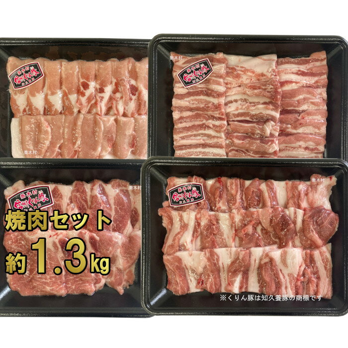 【ふるさと納税】4-Y02　南信州くりん豚焼肉セット