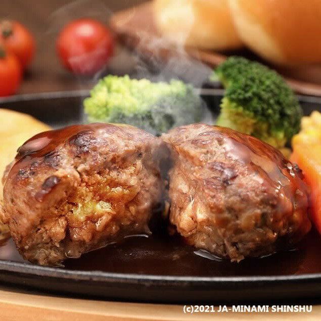 【ふるさと納税】南信州牛こだわりハンバーグ6個