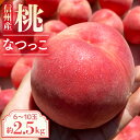 【ふるさと納税】【2026年発送先行予約】桃 なつっこ 約2.5kg【6~10玉】※2026年発送先行予約分※ 農家直送 もも