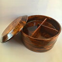 【ふるさと納税】伝統的工芸品 南木曽ろくろ細工 栃 丸重箱【1075204】