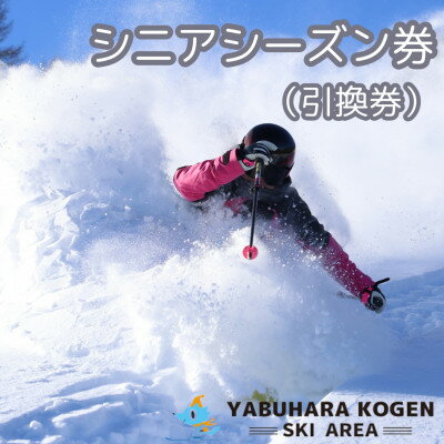 やぶはら高原スキー場 シーズン券 シニア