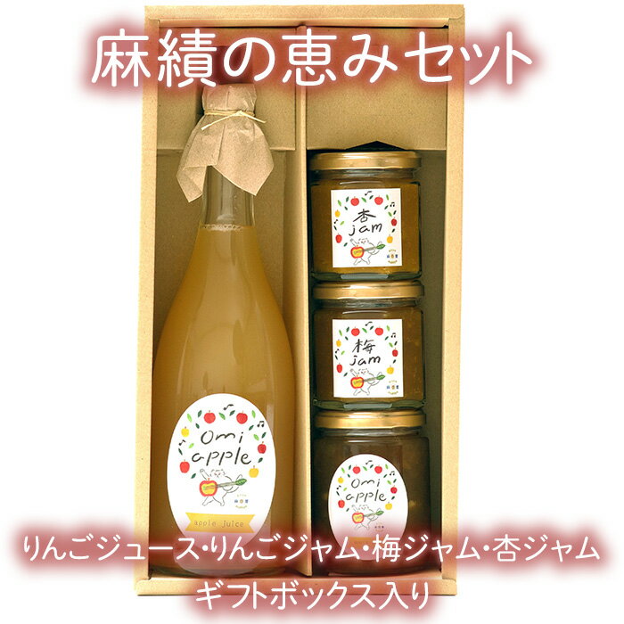 【ふるさと納税】 【新規就農者応援】麻績の恵みセット りんご加工品 伊藤 快 りんごの ジュース ジャム 詰め合せセット 果物 りんご 梅 あんず 杏 フルーツ 無添加 信州 麻績村